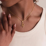 Load image into Gallery viewer, Coiled Snake Pendant Necklace