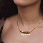 Load image into Gallery viewer, Minimalist Bar Pendant Necklace