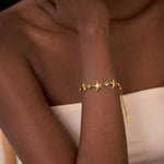 Load image into Gallery viewer, Star & Heart Charm Bracelet