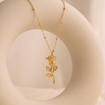 Load image into Gallery viewer, Rose Blossom Pendant Necklace
