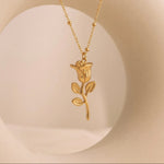 Load image into Gallery viewer, Rose Blossom Pendant Necklace
