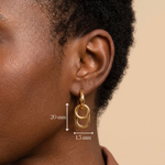 Load image into Gallery viewer, Paperclip Link Drop Earrings
