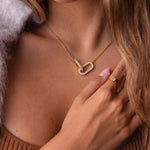 Load image into Gallery viewer, Open Heart Pendant Necklace
