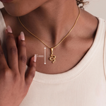 Load image into Gallery viewer, Coiled Snake Pendant Necklace
