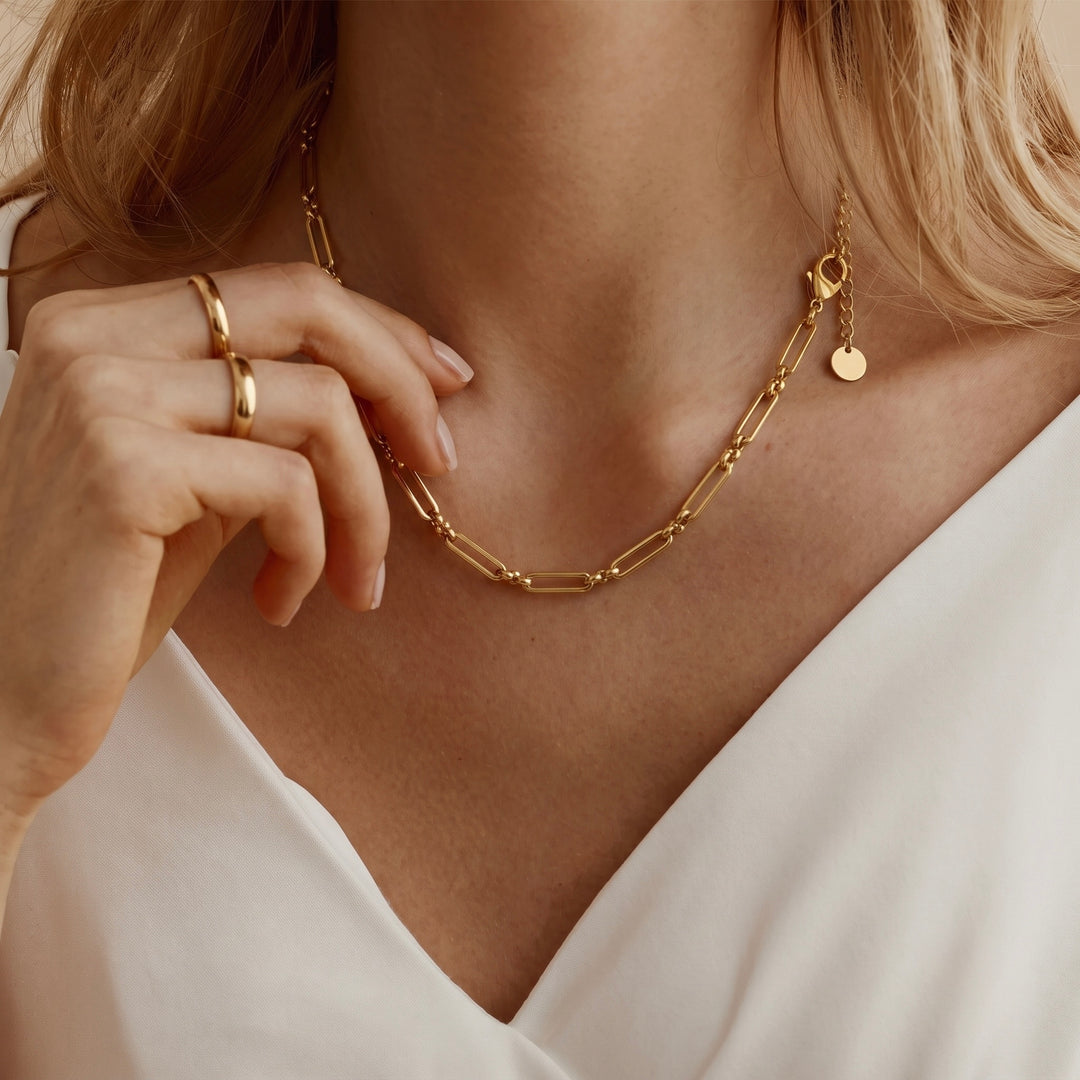 Dainty Bead Chain Necklace