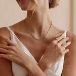 Load image into Gallery viewer, Dainty Bead Chain Necklace
