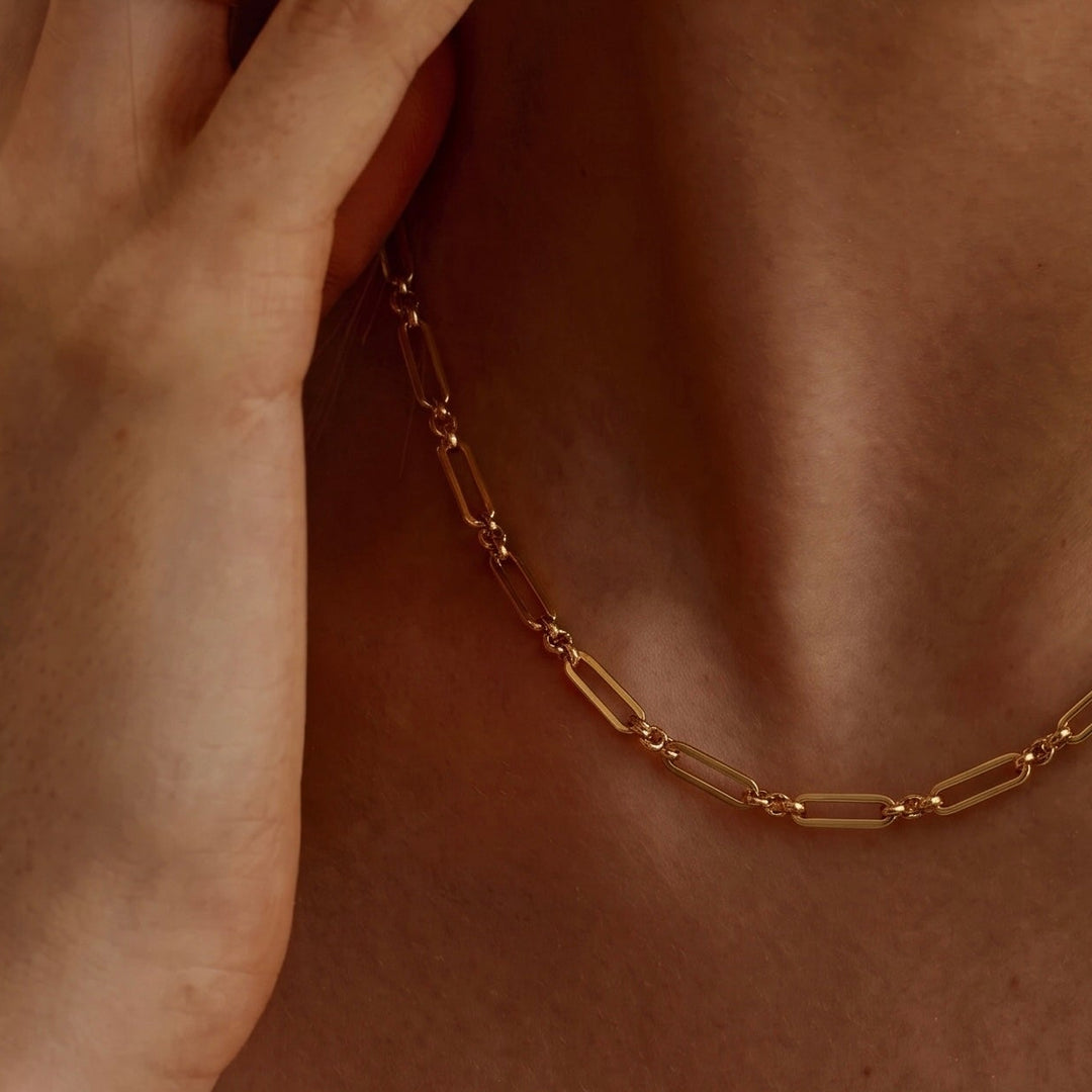 Dainty Bead Chain Necklace