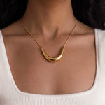 Load image into Gallery viewer, Herringbone Chain Necklace
