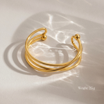 Load image into Gallery viewer, Wrapped Wire Cuff Bracelet
