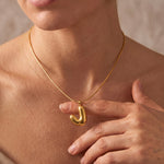 Load image into Gallery viewer, Initial Letter Pendant Necklace
