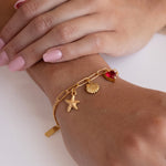Load image into Gallery viewer, Starfish Charm Bracelet
