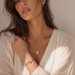 Load image into Gallery viewer, Teardrop Pendant Beaded Chain Necklace
