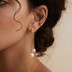 Load image into Gallery viewer, Pearl Drop Earrings
