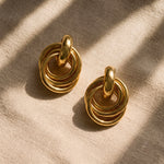 Load image into Gallery viewer, Layered Coil Hoop Earrings
