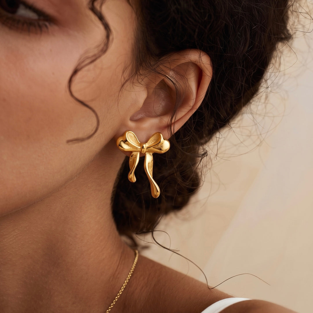 Bow Stud Earrings