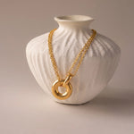 Load image into Gallery viewer, Round Medallion Choker Necklace
