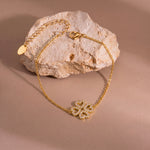 Load image into Gallery viewer, Double Clover Charm Bracelet
