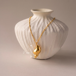 Load image into Gallery viewer, Teardrop Pendant Beaded Chain Necklace

