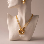Load image into Gallery viewer, Round Medallion Choker Necklace
