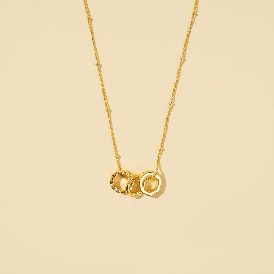 Multi Rings Women Pendant Necklace