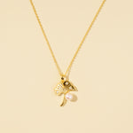 Load image into Gallery viewer, Ginko Leaf Gold Pendant Necklace
